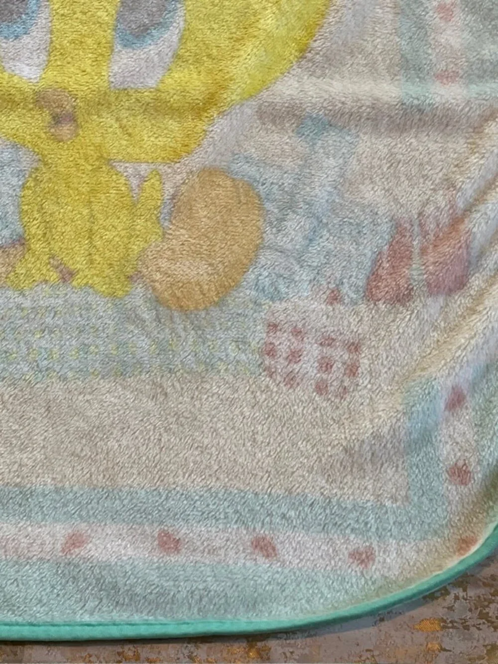Vintage 2001 Baby Tweety Bird Looney Tunes Crib Blanket Plush Infant 28x42 Y2K
